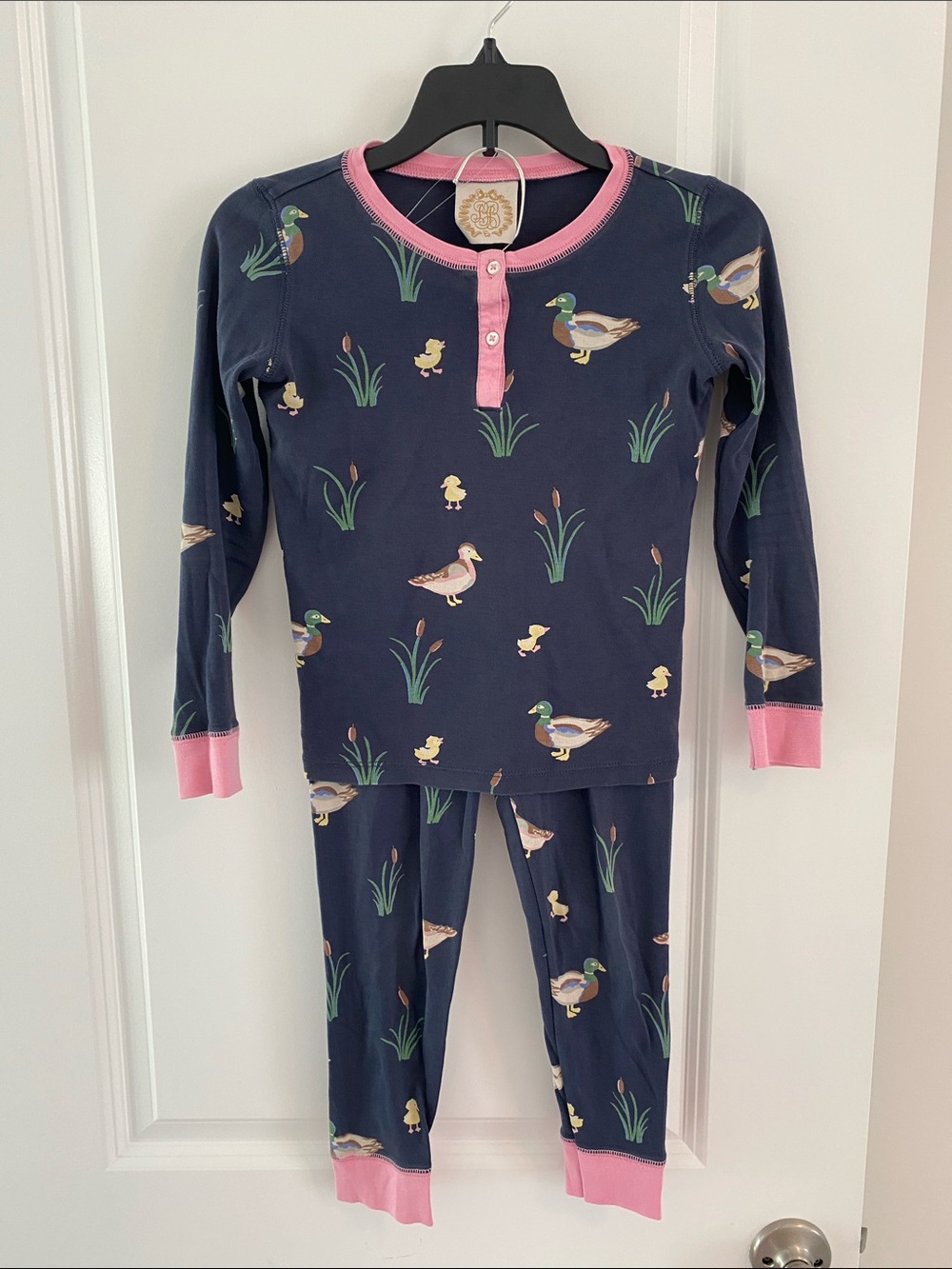 The Beaufort Bonnet Company Mallard Pajama Set size 7